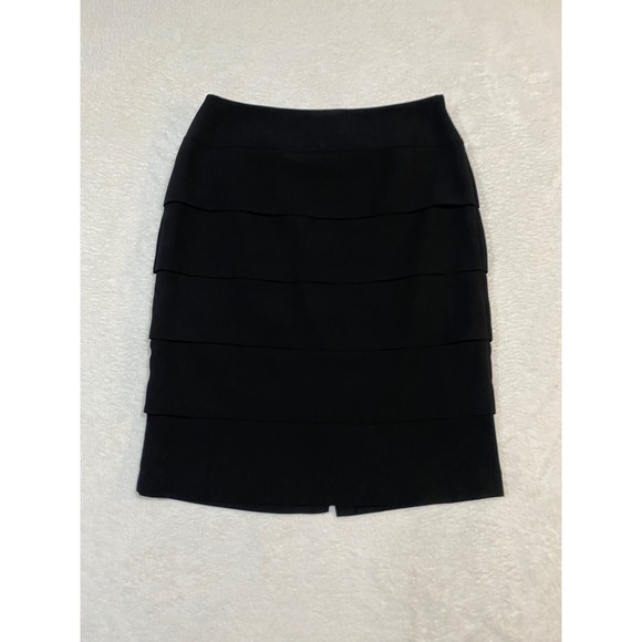 Jones Studio Separates Dresses & Skirts - Jones Studio Separates Black Tiered Pencil Skirt Womens Size 8 Professional Knee